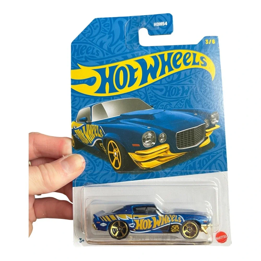 Hot Wheels 2023 '70 Chevy Camaro RS Blue 3/6 HDH54 Diecast Muscle Car 1:64